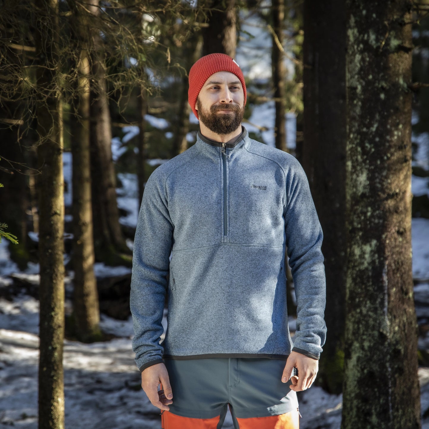 Bergans Kamphaug Knitted Half Zip Tröja Herr