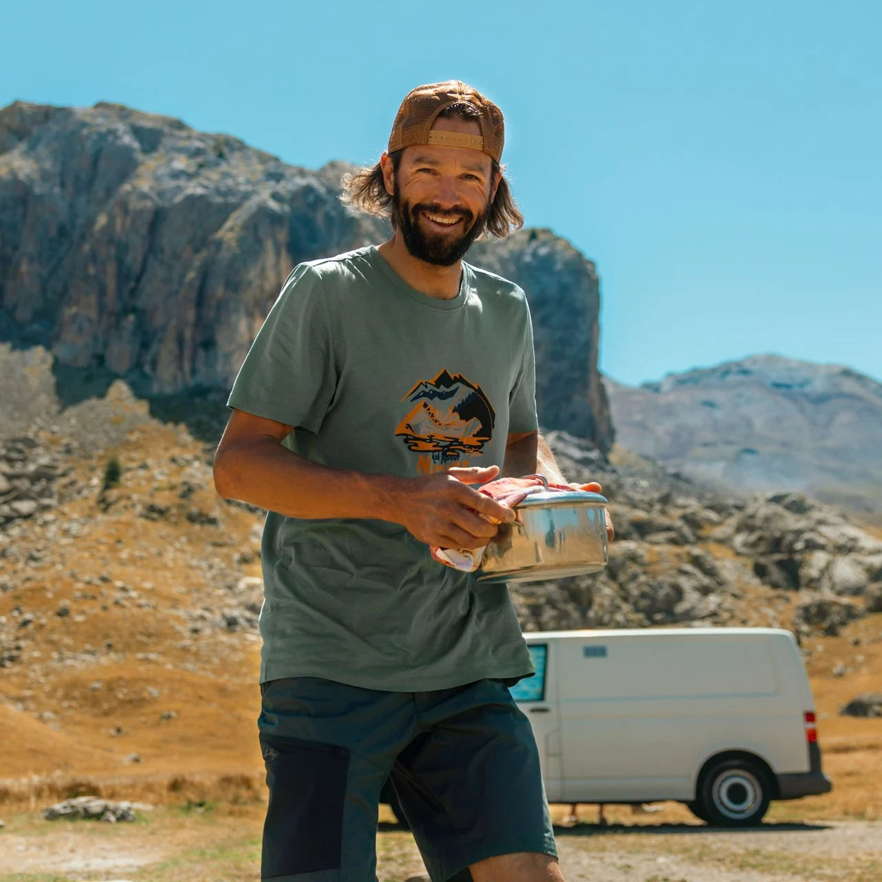 Lundhags Tived Fishing T-shirt Herr